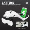 Vergrootglas Bril - USB-C Oplaadbare Loepbril – Inclusief 5 Lenzen