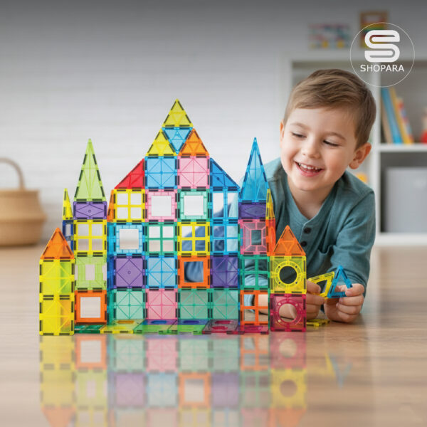 Magnetic Tiles - Magnetische Tegels - Speelgoed – 60 Stuks