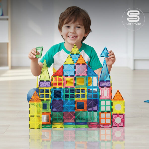 Magnetic Tiles - Magnetische Tegels - Speelgoed – 60 Stuks